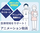 医療現場で役立つアニメーション動画を制作します 医療・介護の現場で役立つ！伝わるアニメーション動画をお届け イメージ1