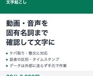 動画・音声を固有名詞まで確認して文字起こしします ケバ取り・整文・話者分け・タイムスタンプに対応 イメージ1