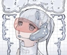 アイコンやSpoon等の配信画面描きます 地雷系や白系の女の子をメインに可愛いイラストを届けます‼️ イメージ6