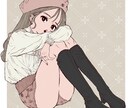 お洒落なSNSの個人使用や小説等の挿絵を制作します 動画やSNSのアイコンイラストに！ イメージ1