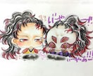 もちもちほっぺ似顔絵描きます 自分用プレゼント用アクリルスタンドバッジグッズにも✨  ✨ イメージ2