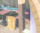 優しく温かい気持ちになれる背景イラスト制作致します 写真から主線なし＆パステルカラーで風景作成（ビビット色も可） イメージ7