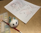手描きイラストのチラシ作成します 手描きイラストのはいったココロが伝わるチラシ作ります イメージ1