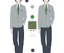 VTuber小説ゲーム等のキャラデザ立ち絵描きます 色気あるかっこいい、美しい、かわいい男子メイン！ イメージ6