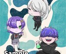 TRPGや他ゲームで使用可能な立ち絵を制作します 依頼者様の期待に応えられるキャラをしっかりと描きます！ イメージ3