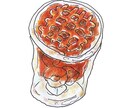 誰よりもおいしそうにご飯を描きます ご飯のイラストを描きます(イラスト単品、メニュー表、など イメージ2