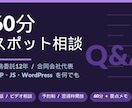 PHP/JS/WordPress全般相談できます 現役12年WEBエンジニアと60分のオンライン相談 イメージ1