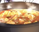 動画の挿絵やメニューに！食欲そそるゴハン描きます どんな料理も思わず食べたくなるアニメタッチの料理にします！ イメージ6