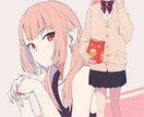 アニメ塗りでキャッチ―なイラストを製作します 動画、個人観賞、アイコン、表紙など様々な用途に！ イメージ6