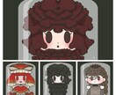 デフォルメイラスト描きます デフォルメの人間(全身)＋α(お好きなモチーフ)のイラスト イメージ10