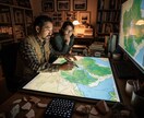 2枚の地図画像を重ね合わせます 基準点をもとに種類の違う地図を重ねて比較したい方 イメージ1