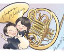 可愛くておしゃれな水彩タッチのイラスト描きます 似顔絵からオリジナルキャラクター、擬人化もOK♡ イメージ2
