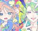 ポップで可愛い一枚絵作成します 一枚絵★オリジナル・BL・GL・NL可★ イメージ10