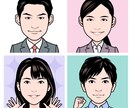 先着3名様限定価格！ポップな似顔絵制作承ります 名刺やホームページ、SNS用アイコン等がポップな印象に！ イメージ1