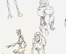 ロボットの絵を描きます 手描きの味わいあるロボット絵をお届け イメージ6