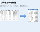 たくさんのデータ、すっきり整理します 複数のExcelやCSVをすっきり見やすく整えます イメージ4