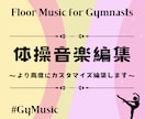 No.2　体操・新体操の曲　カスタマイズ編集します 複数曲の組み合わせ、ご相談等、より高度なご提案をいたします。 イメージ1