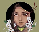 SNSアイコン描きます 厚塗りで重圧感のあるイラストを描きます！ イメージ1