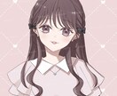 SNS映え◎清楚な大人可愛いイラスト♡描きます アイコンやYouTubeのサムネなどにもご利用頂けます！ イメージ1