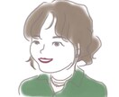 アイコン向けの似顔絵イラストを制作します シンプルでお洒落な線画の似顔絵／自画像を元に制作も可能 イメージ4