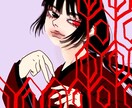 和風イラスト丁寧に制作します 想いが伝わる、静かなイラスト。 イメージ2