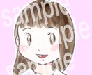 商用可！ゆるかわデフォルメ似顔絵アイコン作成します 水彩画風の優しいタッチでふんわりポップな仕上がりです イメージ4