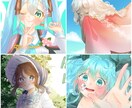 アイコンイラスト描きます かわいいデフォルメキャラ描きます！頭身絵も可です！ イメージ6