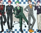 イラスト制作いたします 立ち絵、一枚絵、キャラデザ、三面図など！ イメージ6