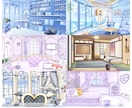 おしゃれで可愛い配信背景描きます 配信者さまのこだわりを詰め込んだ専用部屋をお仕立てします！ イメージ9