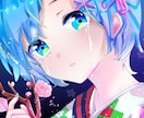 SNSなどのアイコンかきます 可愛いから中性的、カッコイイけいのアイコン描きますよ！ イメージ1