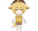 Vtuber活動を応援！ミニキャラ制作承ります 動画内イラストやアイコンなどにお使いいただけます！ イメージ3