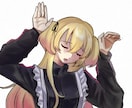 きゅるきゅるな女の子描きます 配信や歌ってみた、アイコンご要望お答えします イメージ2