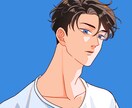 低価格・高品質！イケメンのイラスト描きます 商用利用OK！思い描いたイケメンを形にしてお届けします！ イメージ3