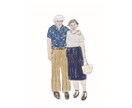 シンプルでおしゃれな似顔絵イラスト描きます ＼SNSアイコン、プレゼント、記念日に／ イメージ2