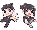 SDキャラ制作します！明るい絵柄で仕上げます アイコンやサムネに使えるポップな明るいキャラクターを描きます イメージ5