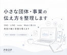 小さな団体・事業の伝え方を整理します SNS・LINE・note・Webに使える発信軸を整えます イメージ1