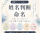 画数だけでは見ない姓名判断・命名をします 字義・音・五行から“気が整う名前”を視ます イメージ1