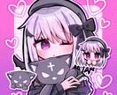 デフォルメ付き！可愛い腰上イラスト描きます パッと目を引く、貴方だけのイラストをお届けします！ イメージ2