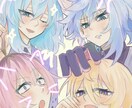 一律千円・追加なし　オリジナルキャラ描きます 設定忠実にかきます！♂/中性得意　画像は絵柄サンプル イメージ3