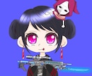 ミニキャラアイコンを作成致します ゲームやTwitterなどで使用したい方向けイラストです！ イメージ2