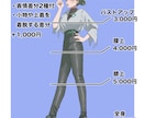 TRPGなどの立ち絵を制作します 指定の表情差分2種類が無料です！ イメージ4