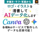画像ロゴをAIデータ化します 印刷OK！入稿NGデータも完全対応 イメージ1