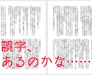 小説同人誌の校正します＆感想お伝えします オタク女子が丁寧に誤字などチェック＆優しい感想書きます！ イメージ1