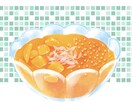 写真からフードイラスト作成します デザート、パン、飲み物を鮮やかに可愛く！メニュー、popなど イメージ4