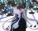 アイコン迷っている方！私の絵で飾って満足させます 暗いな雰囲気から明るいものまで！代理キャラや創作キャラまで！ イメージ3