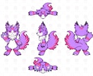 マスコット・ケモノキャラクターをデザインいたします 三面図あり！あなただけのオリジナルキャラクターを制作致します イメージ5