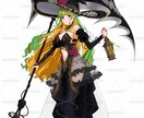 商用費込み〇立ち絵アイコンSDキャラ等制作します 可愛い女の子を描くのが得意です！ イメージ8