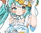 女の子のふわふわ可愛いイラスト描きます 鉛筆で描く柔らかい雰囲気のバストアップイラストです！ イメージ2