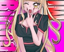格安でオリジナルイラスト制作します ポップでツヤっとしたアニメ塗りが得意です イメージ1