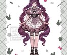 基本+16表情 病みかわナース立ち絵 販売します IRIAM、TRPG、活動に！キュートな病みかわナースです。 イメージ2